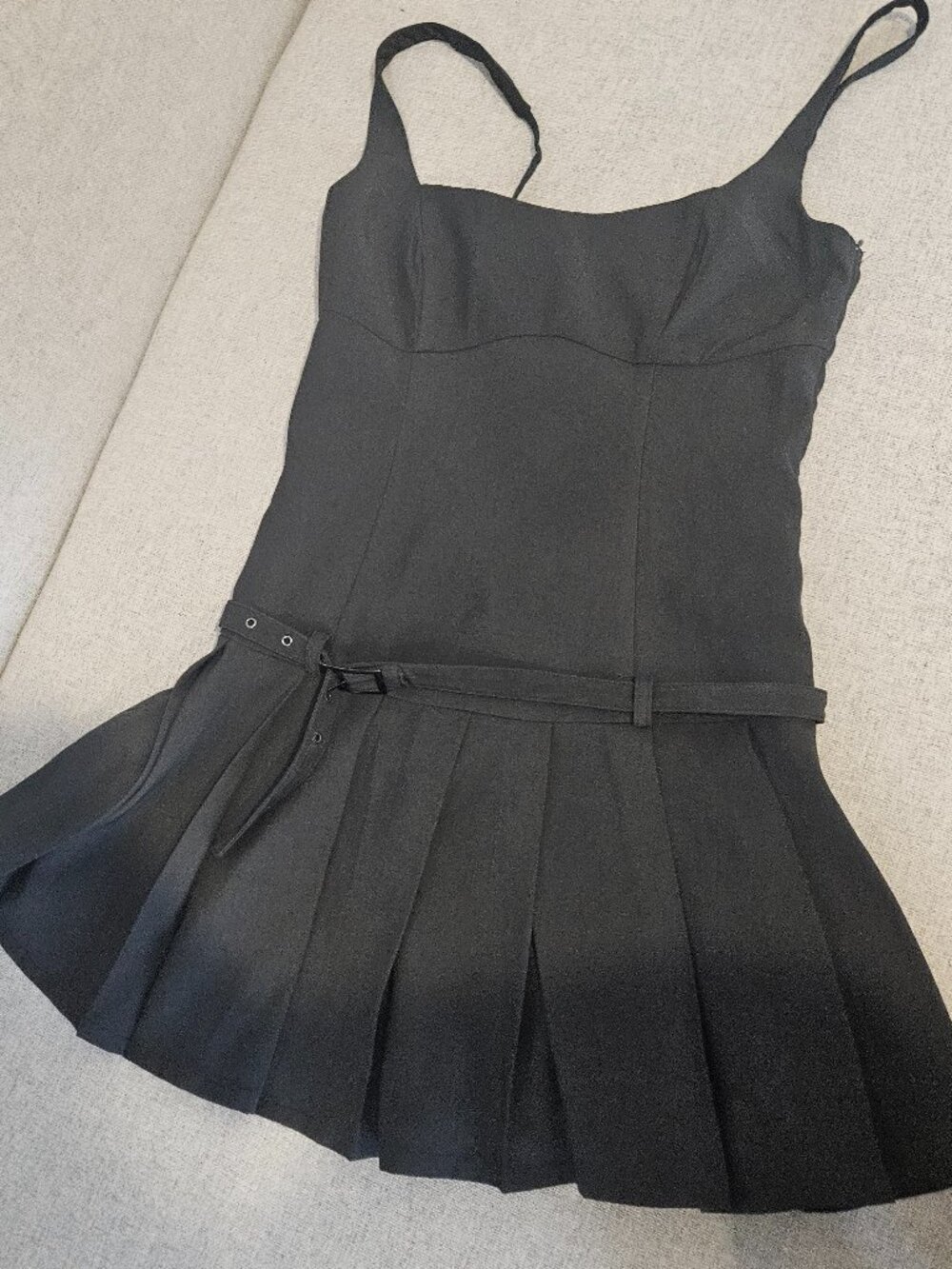 Mini grey dress